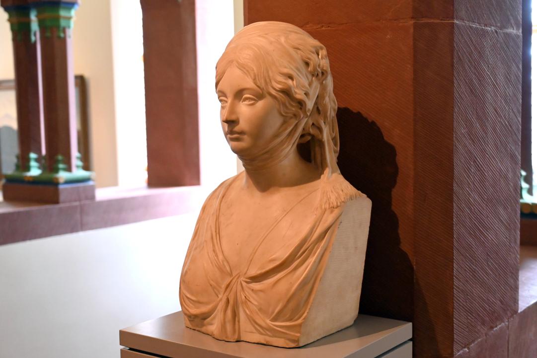 Johann Gottfried Schadow (1789–1826), Luise von Mecklenburg-Strelitz, Königin von Preußen, Halle (Saale), Kunstmuseum Moritzburg, Alte Meister Saal 7, 1794, Bild 2/3