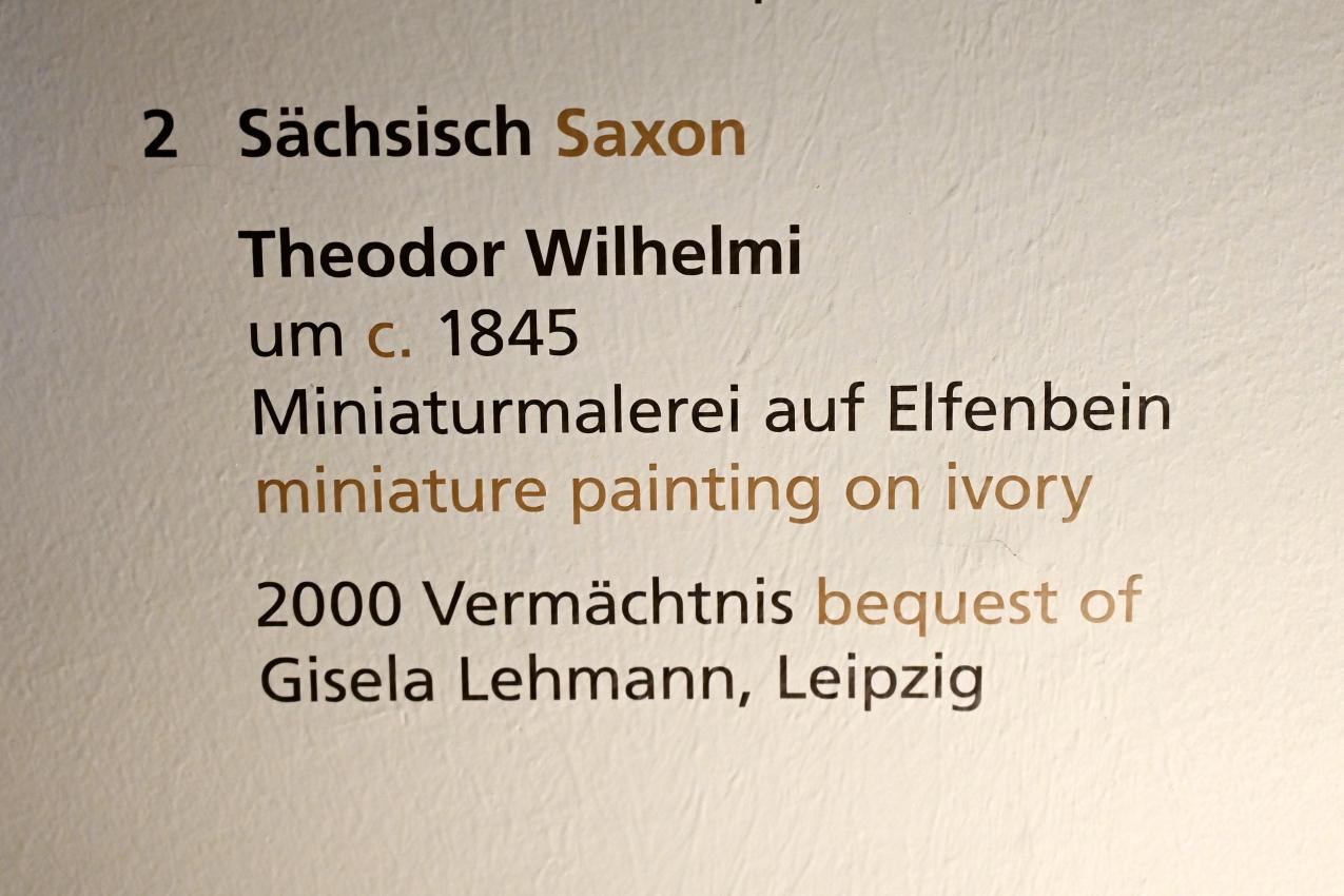 Theodor Wilhelmi, Halle (Saale), Kunstmuseum Moritzburg, Alte Meister Saal 7, um 1845, Bild 2/2