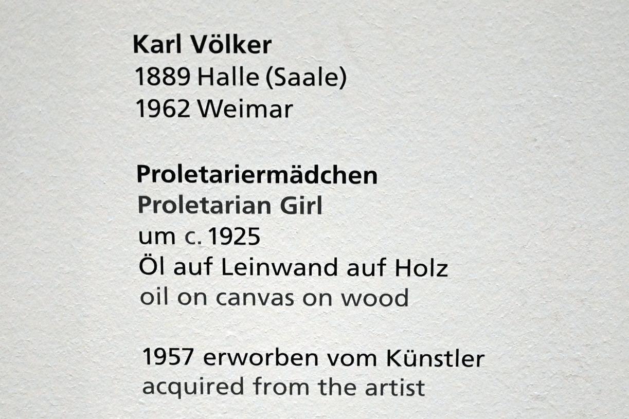Karl Völker (1925), Proletariermädchen, Halle (Saale), Kunstmuseum Moritzburg, Rendezvous, um 1925, Bild 2/2