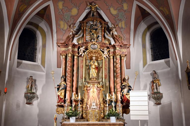 Joachim Anton Pfeffer (1763–1777), Hochaltar, Regensburg-Harting, Pfarrkirche St. Koloman, ehem. St. Emmeram inkorporiert, Undatiert, Bild 1/3