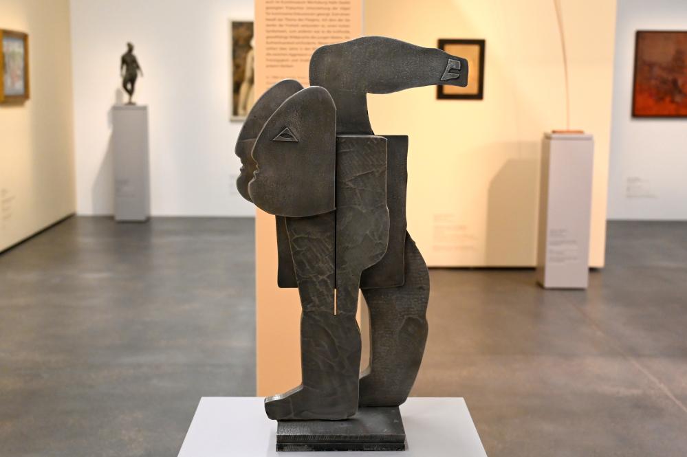 Irmtraud Ohme (1979), Selbander, Halle (Saale), Kunstmuseum Moritzburg, Wege der Moderne, Stötzer, Grzimek, 1979, Bild 2/4