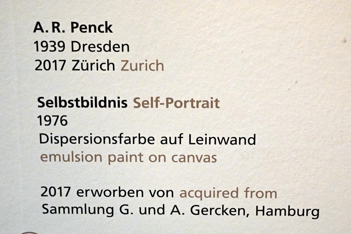 A. R. Penck (1965–1992), Selbstbildnis, Halle (Saale), Kunstmuseum Moritzburg, Wege der Moderne, Heisig, Penck, 1976, Bild 2/2