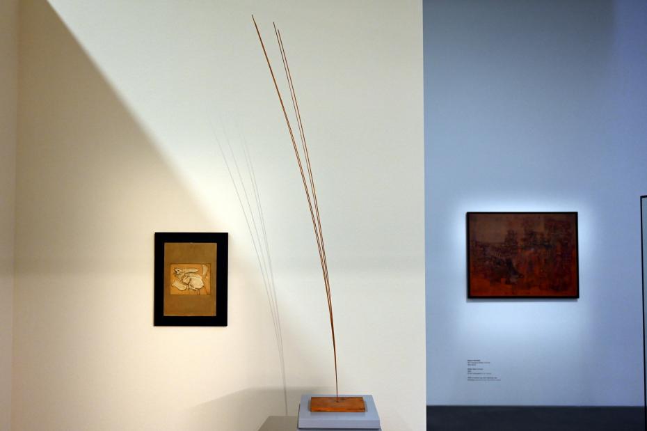 Hermann Glöckner (1931–1981), Vier sich auffächernde Stäbe, schwingend, Halle (Saale), Kunstmuseum Moritzburg, Wege der Moderne, Glöckner, Bartnig, 1972, Bild 2/4