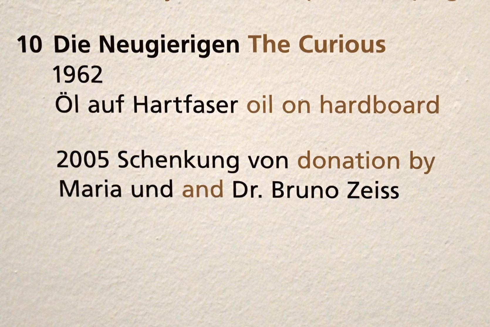 Albert Ebert (1959–1974), Die Neugierigen, Halle (Saale), Kunstmuseum Moritzburg, Wege der Moderne, Ebert, 1962, Bild 2/2