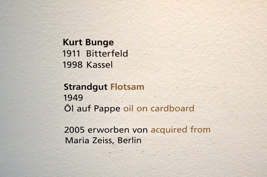 Kurt Bunge (1949), Strandgut, Halle (Saale), Kunstmuseum Moritzburg, Wege der Moderne, Hallesche Schule, 1949, Bild 2/2