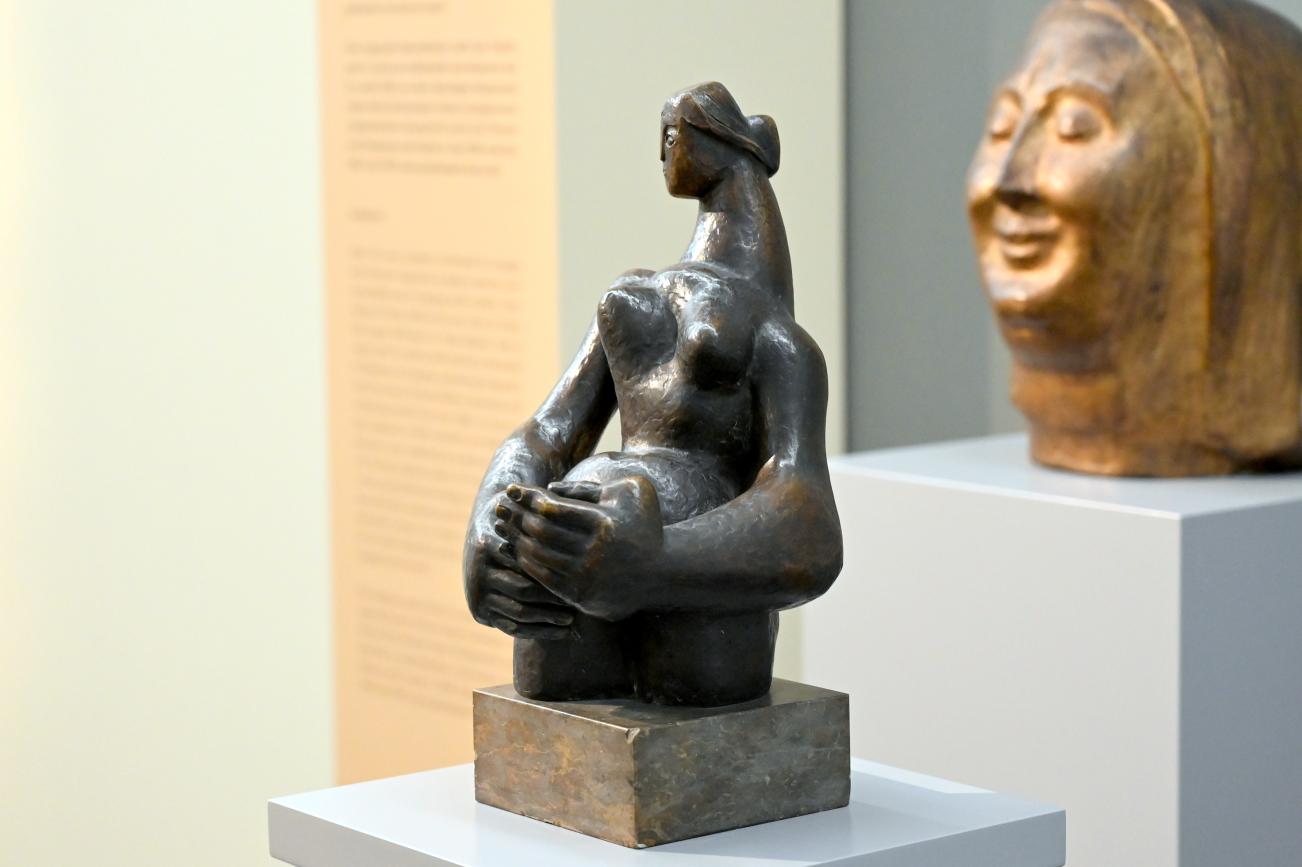 Theo Balden (1948), Schwangere, Halle (Saale), Kunstmuseum Moritzburg, Wege der Moderne, Balden, Hoffmann, 1948, Bild 3/4