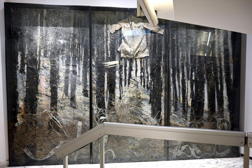 Anselm Kiefer (1969–2020), Humbaba, Turin, Galleria civica d'arte moderna e contemporanea (GAM Torino), Treppenhaus, 2009, Bild 2/5