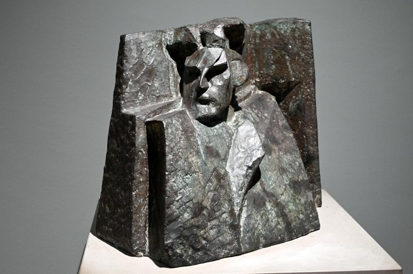 Roberto Melli (1913–1942), Porträt Vincenzo Costantini, Turin, Galleria civica d'arte moderna e contemporanea (GAM Torino), Saal 2, 1913, Bild 2/3