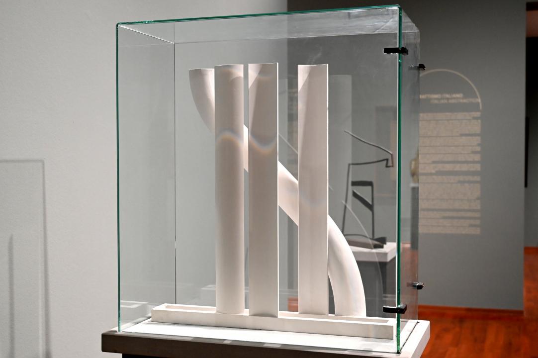 Fausto Melotti (1935–1969), Skulptur Nr. 15 (Abstrakte Komposition), Turin, Galleria civica d'arte moderna e contemporanea (GAM Torino), Saal 8, 1935, Bild 2/5