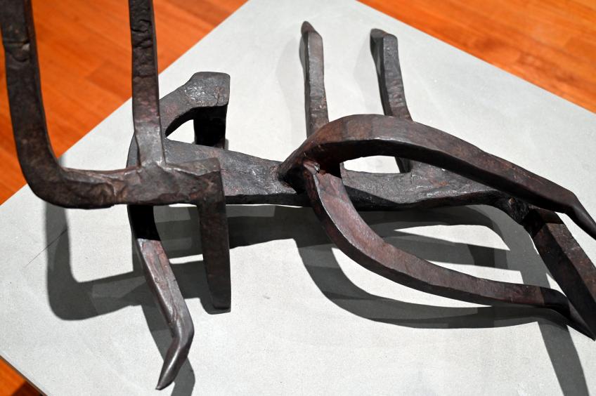 Eduardo Chillida (1955–1997), Eloge auf das Feuer, Turin, Galleria civica d'arte moderna e contemporanea (GAM Torino), Saal 12, 1955, Bild 3/4