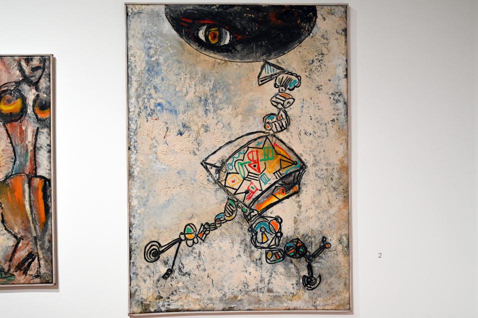 Pinot Gallizio (1957–1960), La Gibigianna - Geschichte in acht Gemälden, Turin, Galleria civica d'arte moderna e contemporanea (GAM Torino), Saal 15, 1960, Bild 2/10