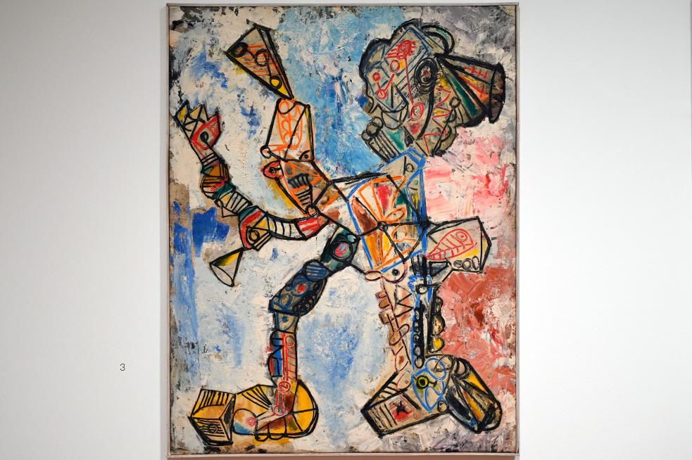 Pinot Gallizio (1957–1960), La Gibigianna - Geschichte in acht Gemälden, Turin, Galleria civica d'arte moderna e contemporanea (GAM Torino), Saal 15, 1960, Bild 3/10