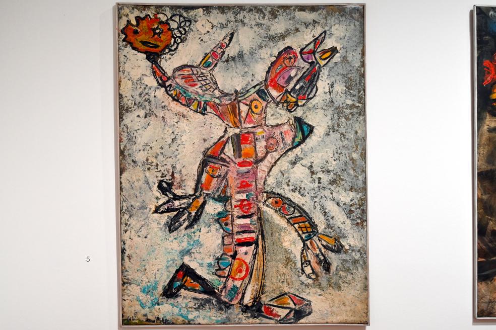 Pinot Gallizio (1957–1960), La Gibigianna - Geschichte in acht Gemälden, Turin, Galleria civica d'arte moderna e contemporanea (GAM Torino), Saal 15, 1960, Bild 5/10