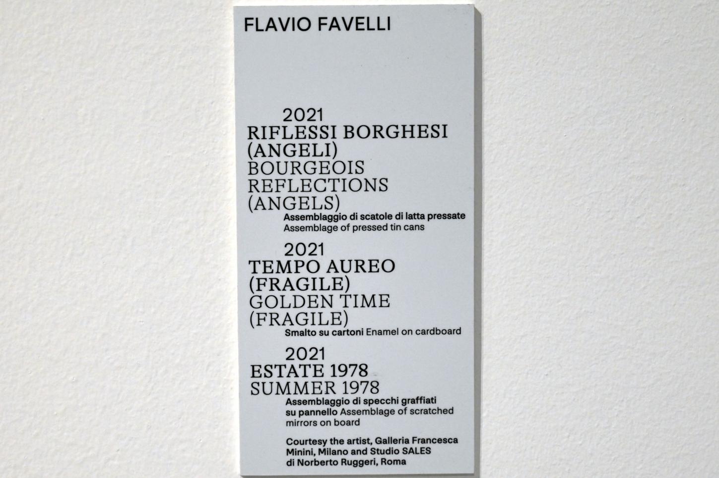 Flavio Favelli (2015–2021), Sommer 1978, Turin, Galleria civica d'arte moderna e contemporanea (GAM Torino), Untergeschoß 2, 2021, Bild 2/2