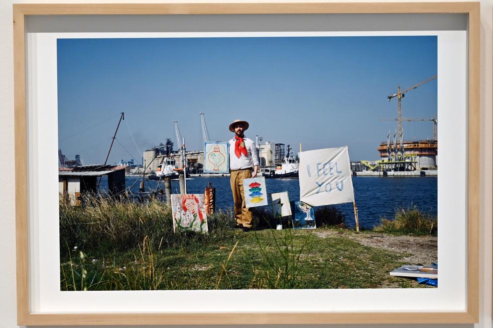 Riccardo Baruzzi (2019–2021), Diptychon I feel you, Turin, Galleria civica d'arte moderna e contemporanea (GAM Torino), Untergeschoß 3, 2020, Bild 2/3