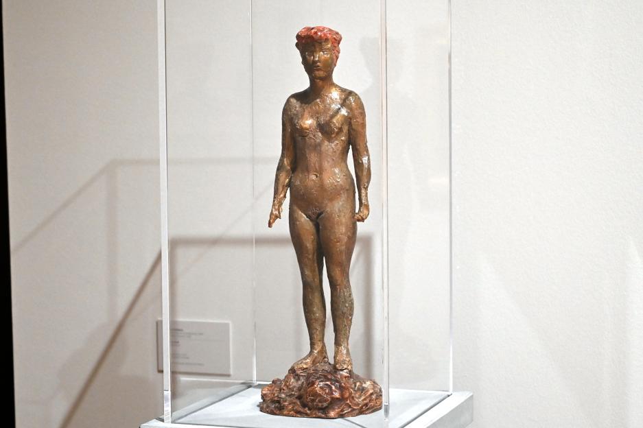 Lucio Fontana (1934–1966), Stehender Akt, Turin, GAM Torino, Ausstellung "Eine Reise gegen den Strom" vom 05.05.-12.09.2021, Saal 2, 1939, Bild 2/4