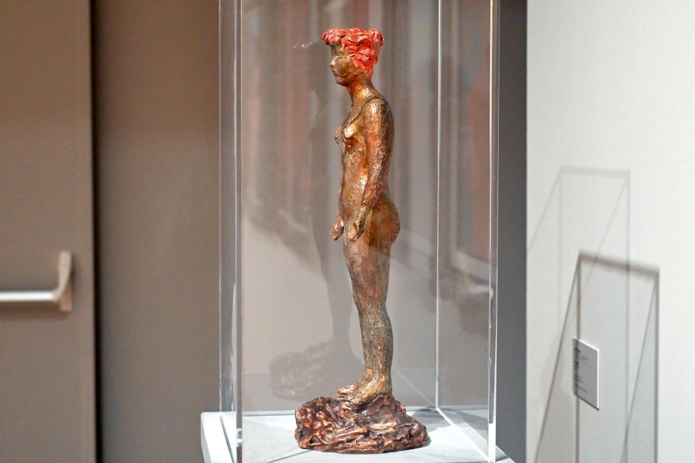 Lucio Fontana (1934–1966), Stehender Akt, Turin, GAM Torino, Ausstellung "Eine Reise gegen den Strom" vom 05.05.-12.09.2021, Saal 2, 1939, Bild 3/4