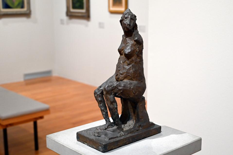 Sandro Cherchi (1939), Die Verrückte, Turin, GAM Torino, Ausstellung "Eine Reise gegen den Strom" vom 05.05.-12.09.2021, Saal 3, 1939, Bild 2/3