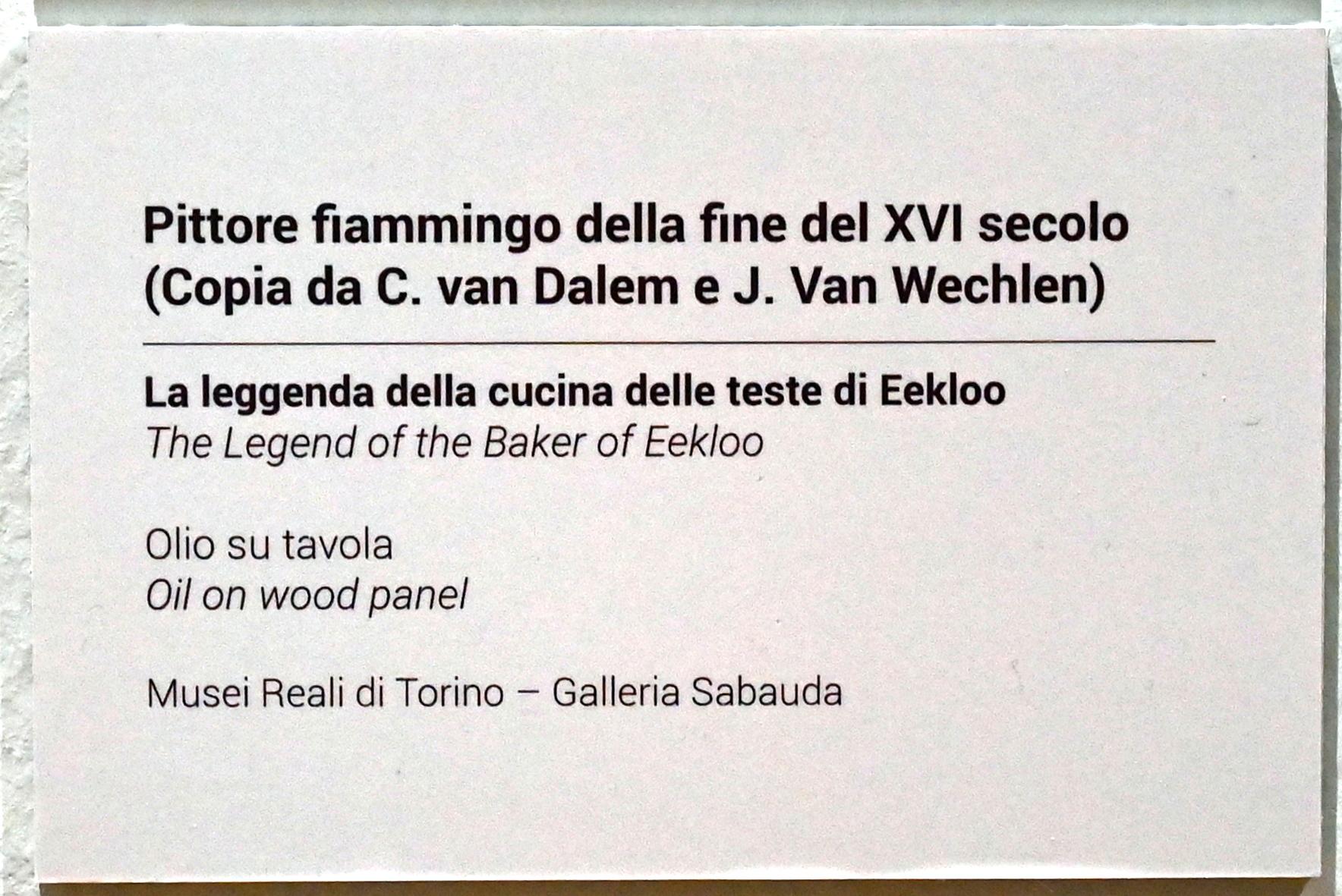 Legende vom Bäcker von Eelco, Turin, GAM Torino, Ausstellung "Eine Reise gegen den Strom" vom 05.05.-12.09.2021, Saal 4, Ende 16. Jhd., Bild 2/4