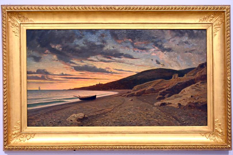 Federigo Pastoris (1868): Strand bei Bordighera, 1868