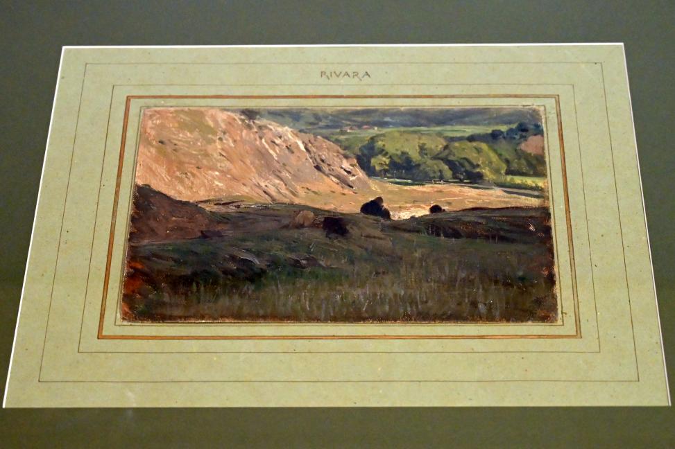 Alfredo d’Andrade (1867–1871): Studie für "Die Kalksteinbrüche von Rivara", 1869