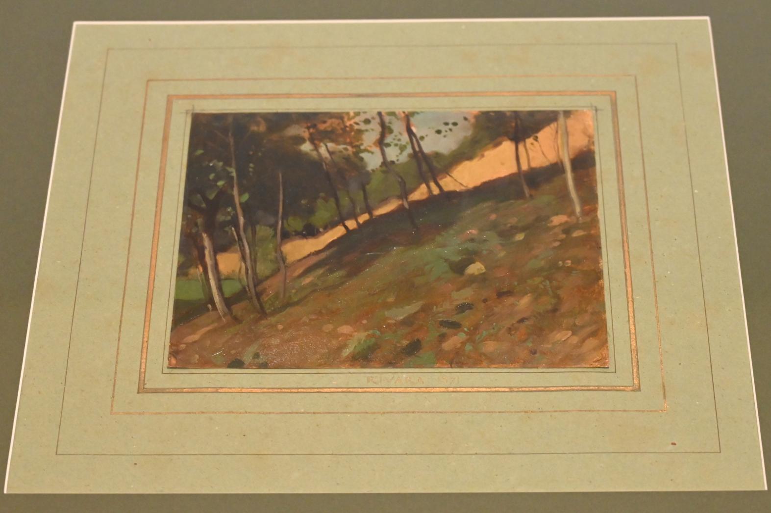 Alfredo d’Andrade (1867–1871): Landschaftsstudie (Rivara), 1871