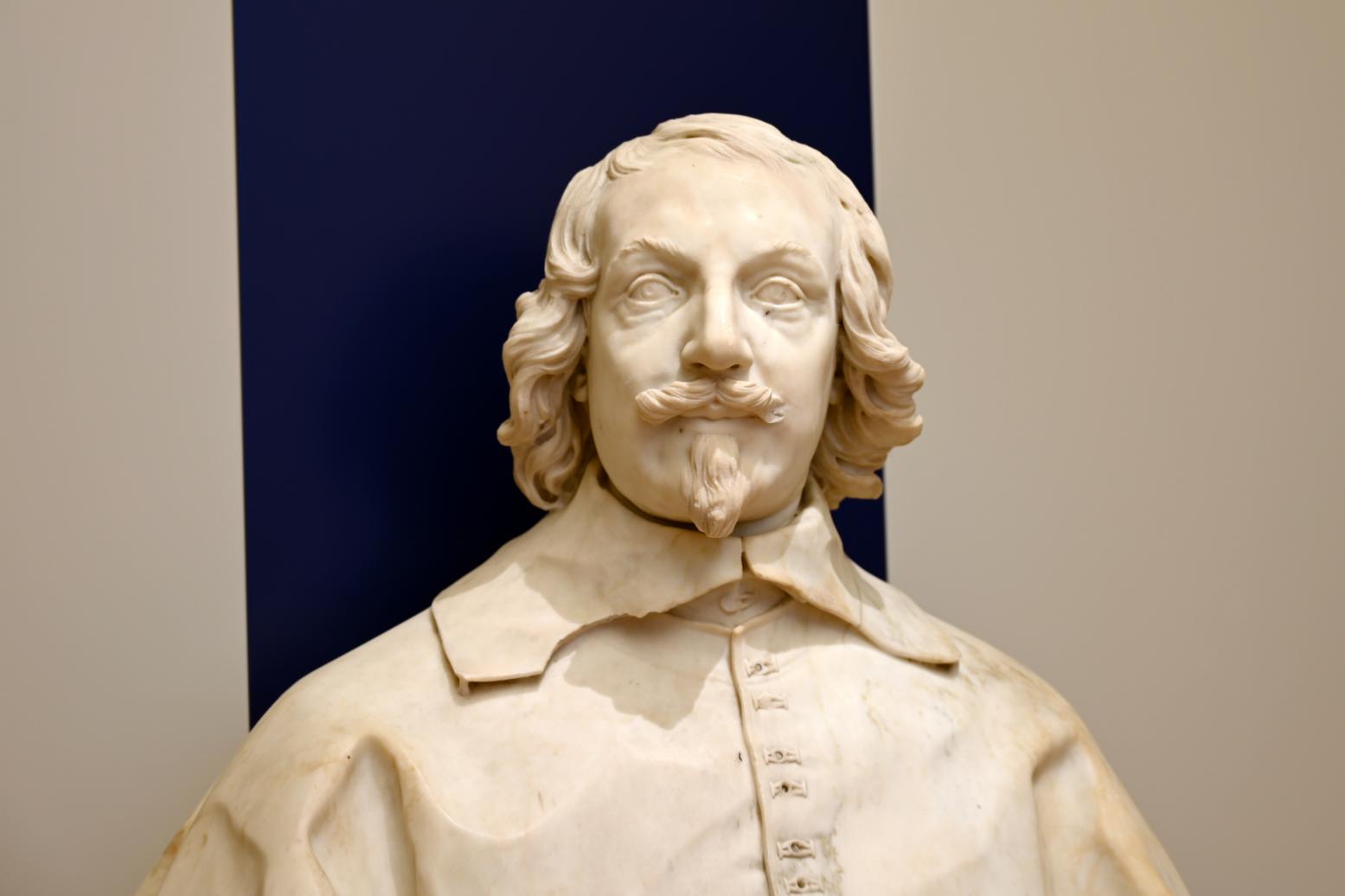 François Duquesnoy (1625–1643), Büste Kardinal Moritz von Savoyen, Turin, Galleria Sabauda, Saal 27, 1635, Bild 2/3