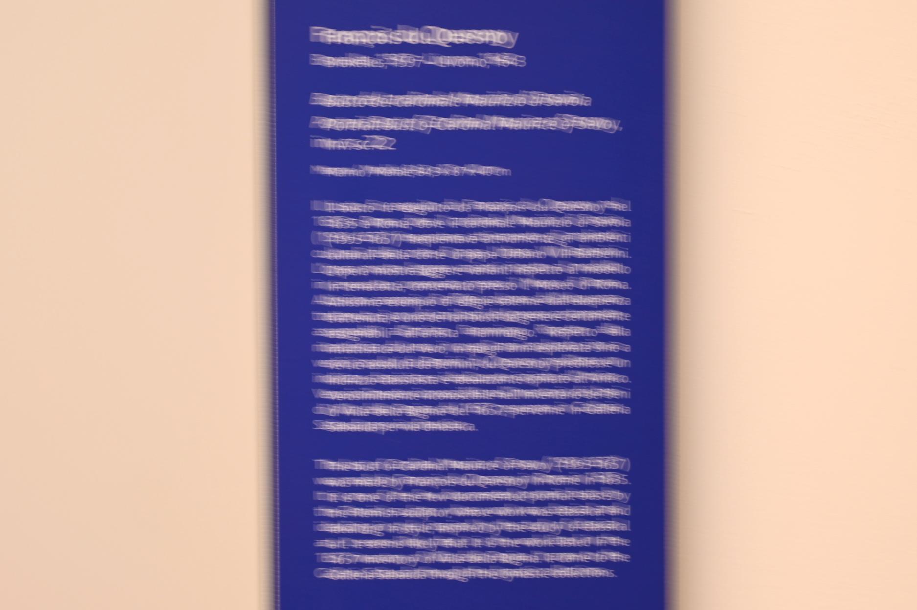 François Duquesnoy (1625–1643), Büste Kardinal Moritz von Savoyen, Turin, Galleria Sabauda, Saal 27, 1635, Bild 3/3