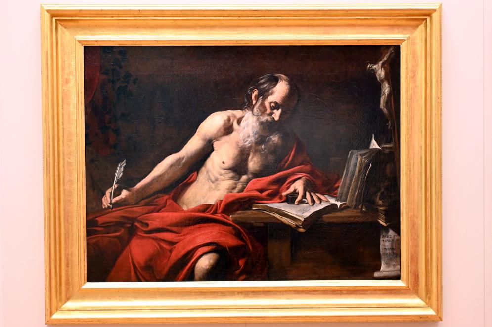 Valentin de Boulogne (1614–1631), Heiliger Hieronymus, Turin, Galleria Sabauda, Saal 18, um 1620