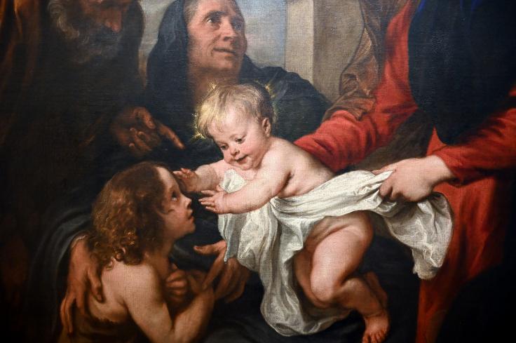 Anthonis (Anton) van Dyck (1614–1641), Heilige Familie, Turin, Galleria Sabauda, Saal 22, 1621–1625, Bild 2/3
