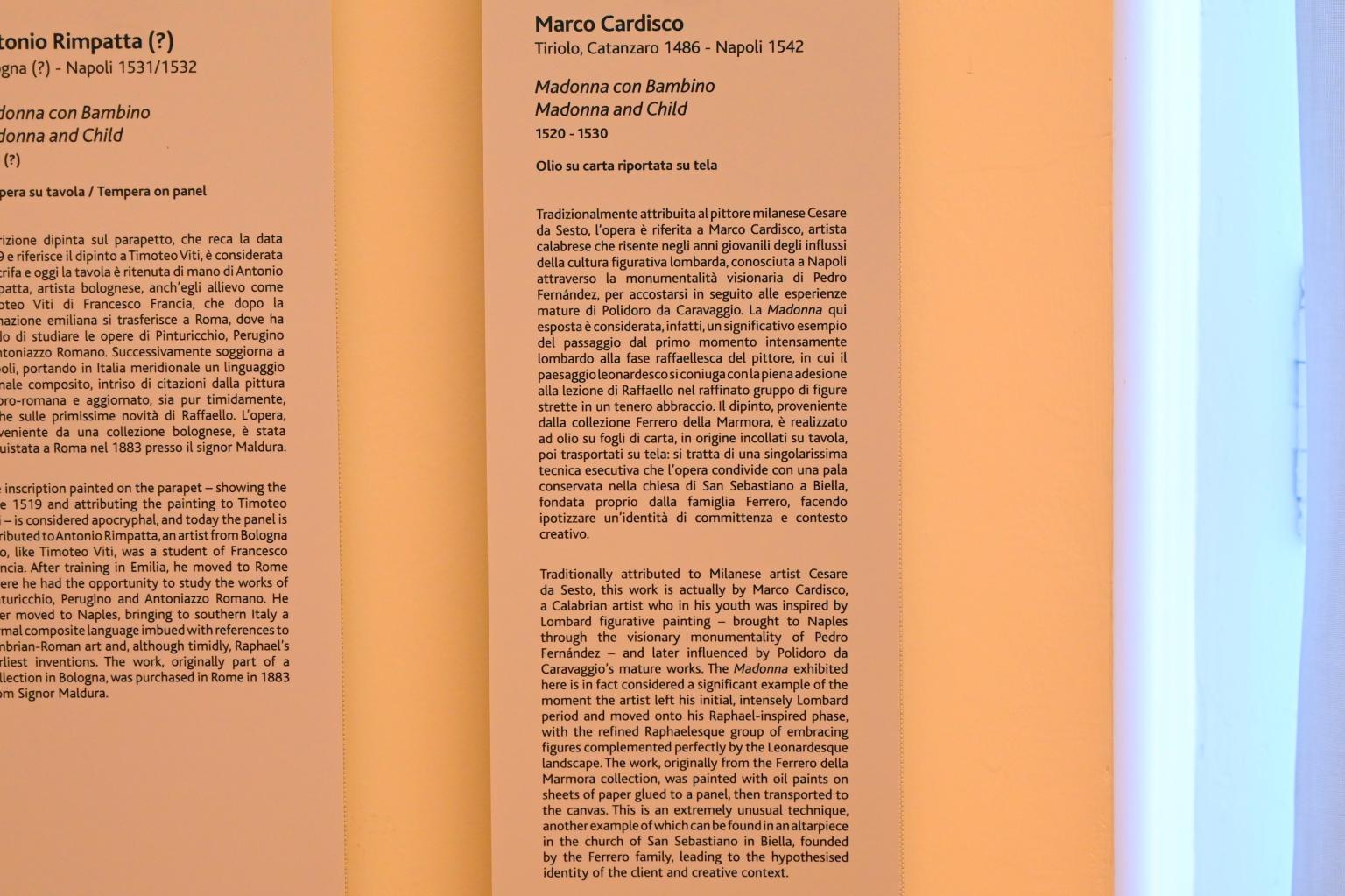 Marco Cardisco (1525), Tod der Lucretia, Turin, Galleria Sabauda, Saal 11, 1520–1530, Bild 2/2