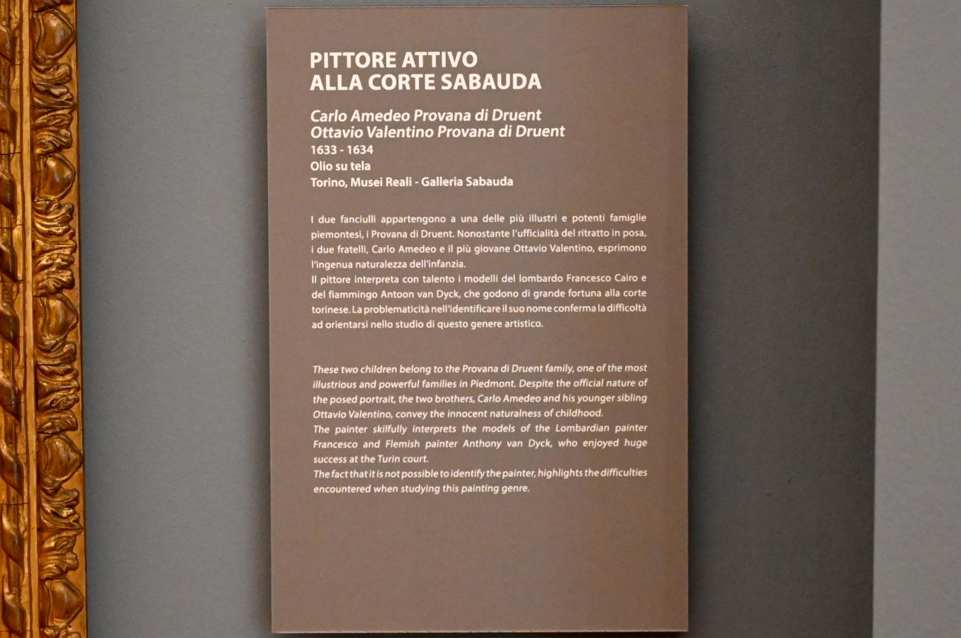 Ottavio Valentino Provana di Druent, Turin, Galleria Sabauda, Porträtgalerie 1, 1633–1634, Bild 2/2