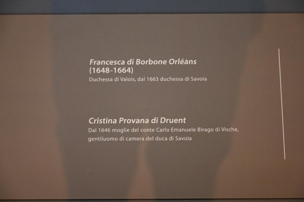 Cristina Provana di Druent, Turin, Galleria Sabauda, Porträtgalerie 1, 1655–1664, Bild 2/2