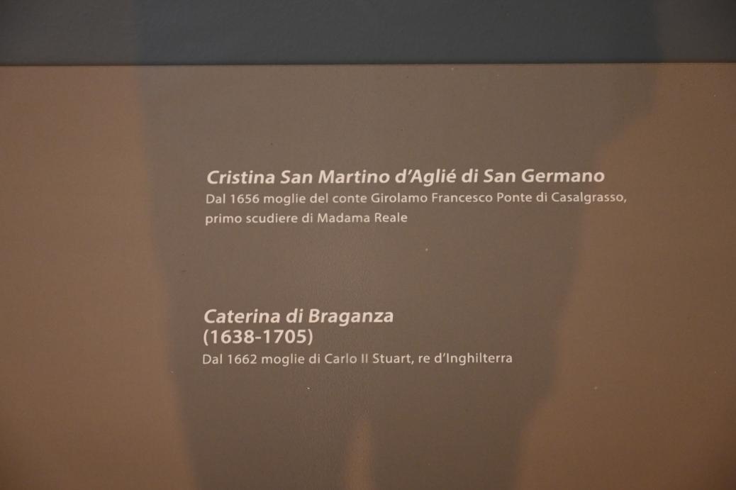 Cristina San Martino d'Aglié di San Germano, Turin, Galleria Sabauda, Porträtgalerie 1, 1655–1664, Bild 2/2