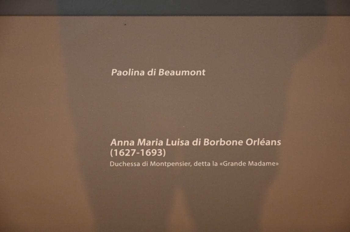 Anne Marie Louise d’Orléans, duchesse de Montpensier, Turin, Galleria Sabauda, Porträtgalerie 1, 1655–1664, Bild 2/2