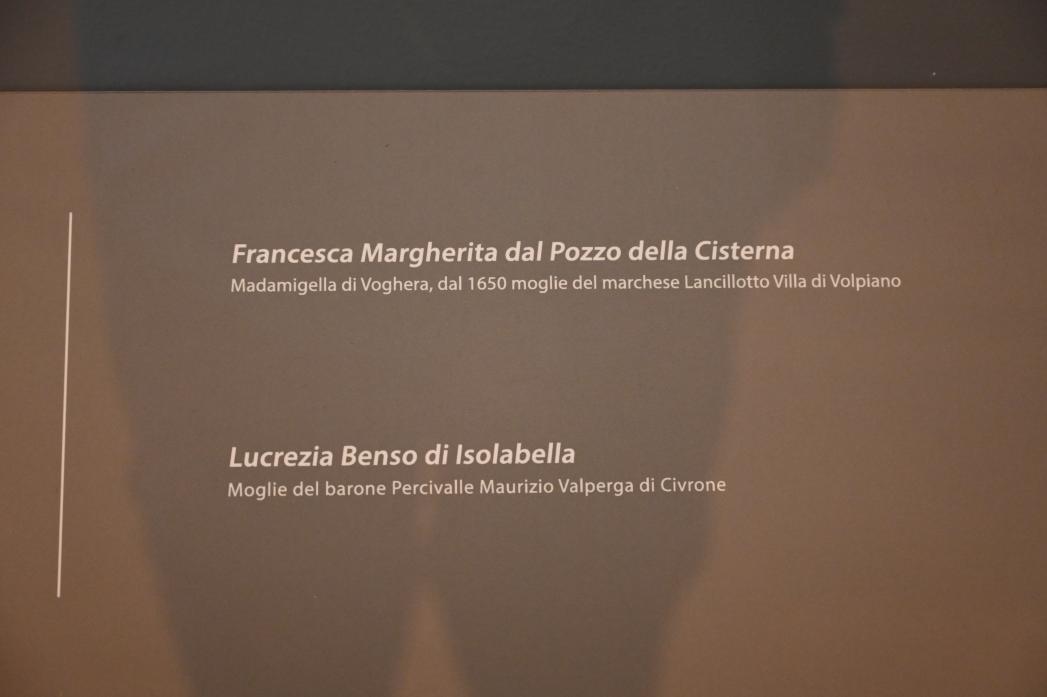 Lucrezia Benso di Isolabella, Turin, Galleria Sabauda, Porträtgalerie 1, 1655–1664, Bild 2/2