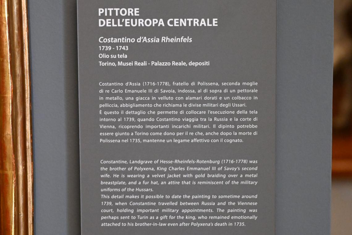 Konstantin von Hessen-Rotenburg, Turin, Galleria Sabauda, Porträtgalerie 2, 1739–1743, Bild 2/2