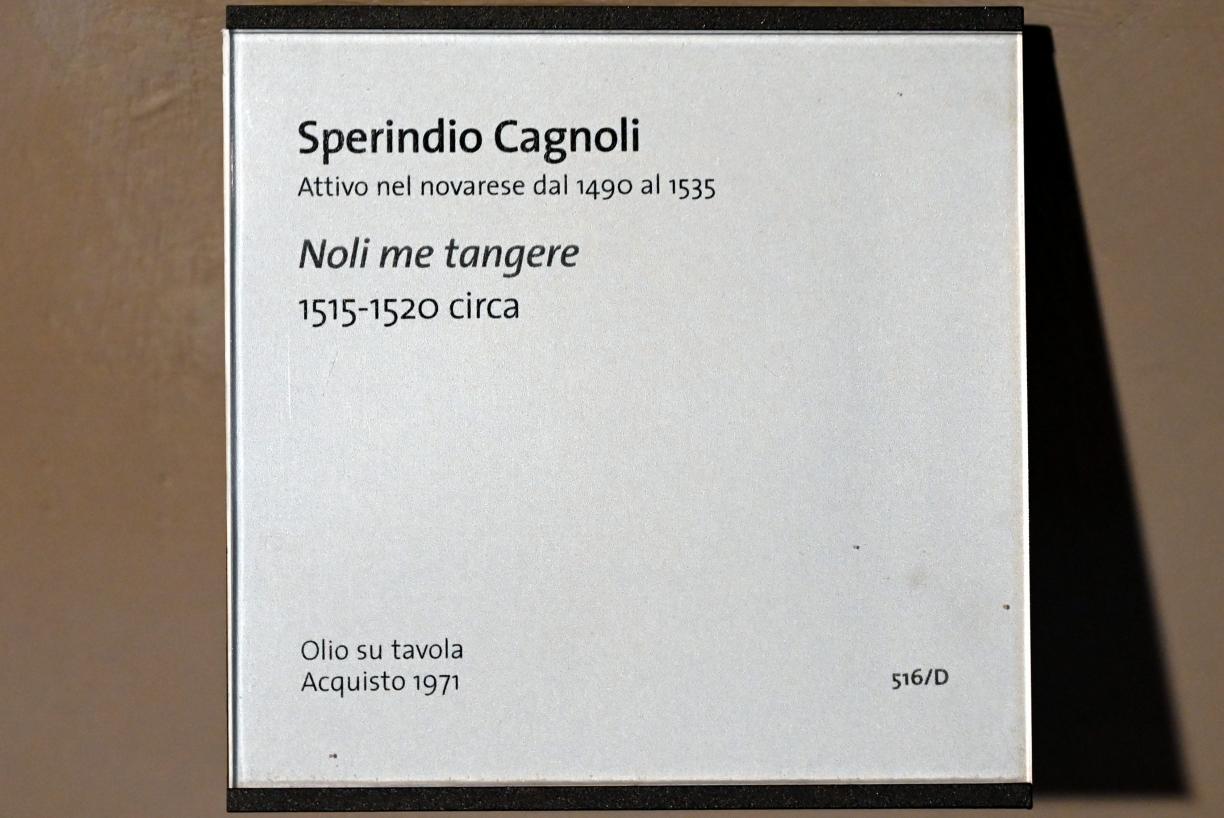 Sperindio Cagnola (1517), Noli me tangere, Turin, Museo civico d'arte antica, Saal 3, um 1515–1520, Bild 2/2