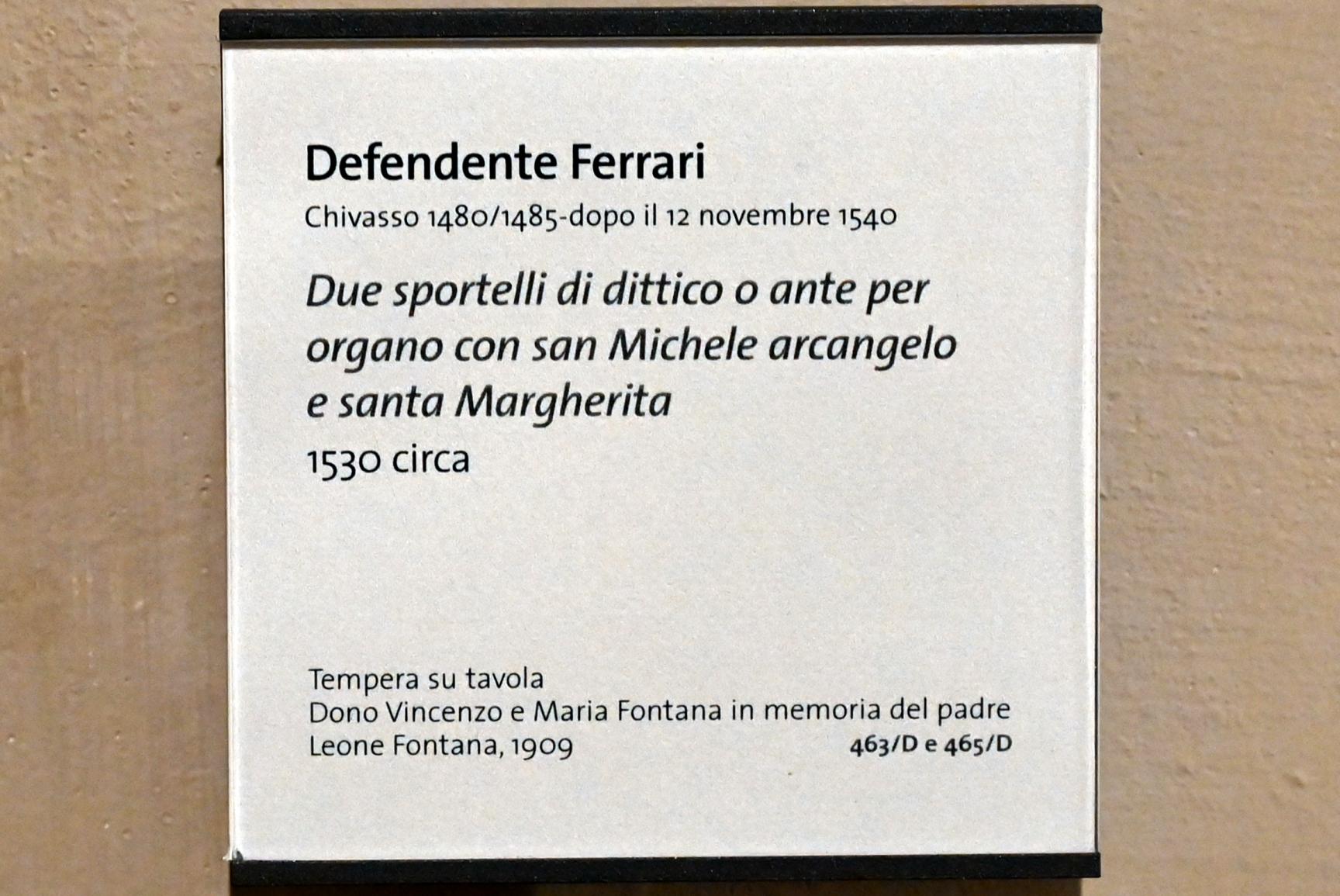 Defendente Ferrari (1504–1532), Tafel mit der Heiligen Margareta, Turin, Museo civico d'arte antica, Saal 4, um 1530, Bild 2/2