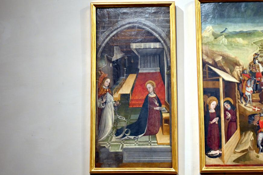 Polyptychon mit Szenen aus dem Leben Christi, Turin, Museo civico d'arte antica, Saal 7, um 1475, Bild 2/6