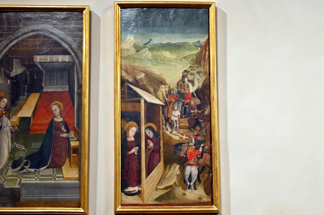 Polyptychon mit Szenen aus dem Leben Christi, Turin, Museo civico d'arte antica, Saal 7, um 1475, Bild 3/6