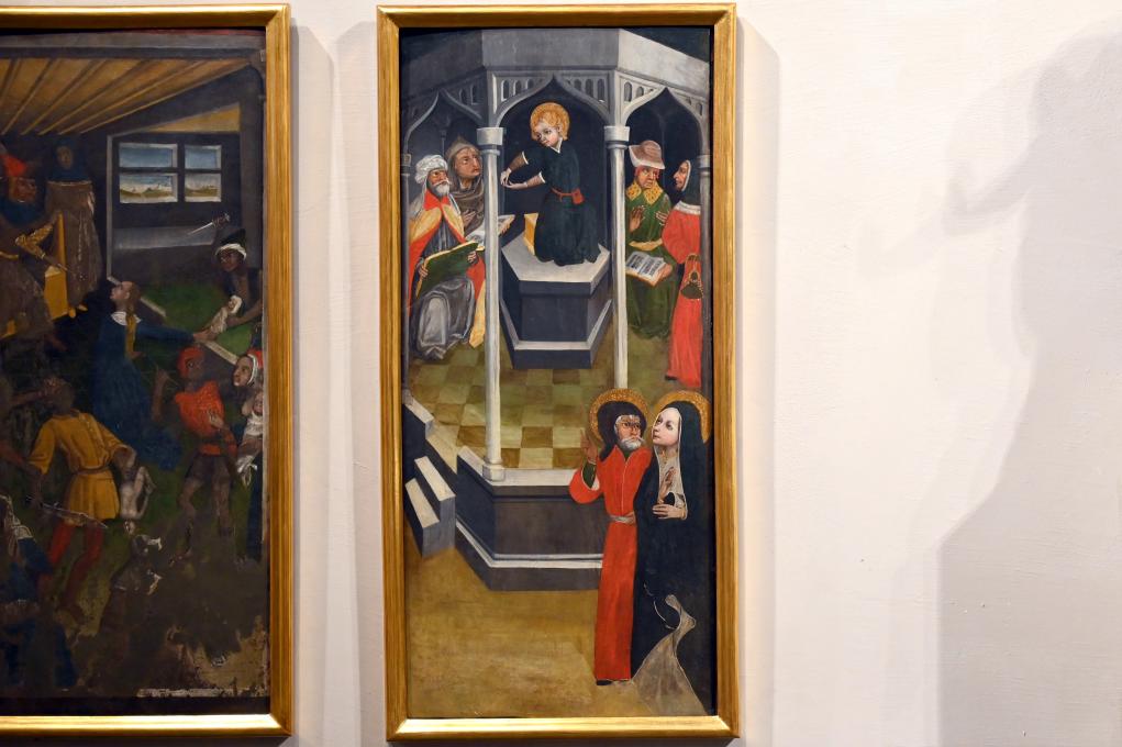 Polyptychon mit Szenen aus dem Leben Christi, Turin, Museo civico d'arte antica, Saal 7, um 1475, Bild 5/6