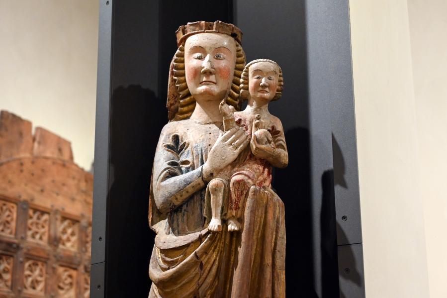 Maria mit Kind, Turin, Museo civico d'arte antica, Saal 8, um 1270–1280, Bild 2/3