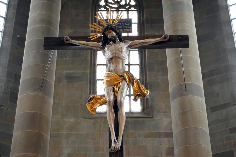 Michel Erhart (1472–1516), Chor-Kruzifix, Schwäbisch Hall, evangelische Stadtpfarrkirche St. Michael, 1494