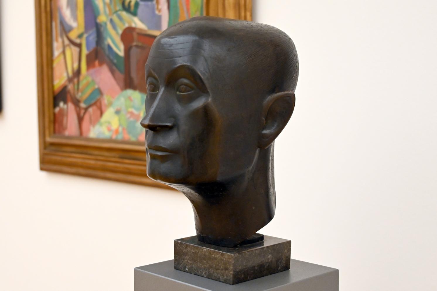 Emy Roeder (1927–1958), Bildnis Erich Heckel, Mainz, Landesmuseum, Moderne, Saal 10, 1951–1952, Bild 3/4