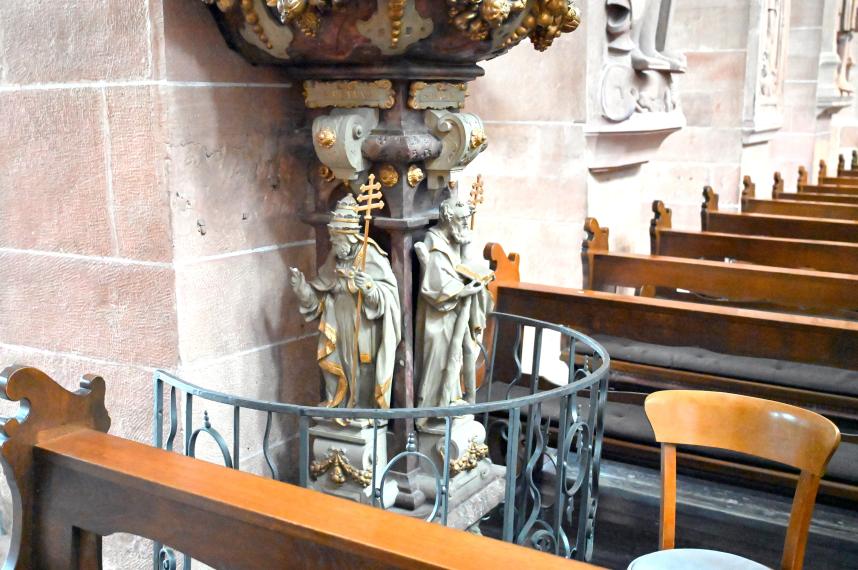 Johannes (Hans) Juncker (1602–1621), Kanzel, Aschaffenburg, Stiftskirche St. Peter und Alexander, 1602, Bild 3/4
