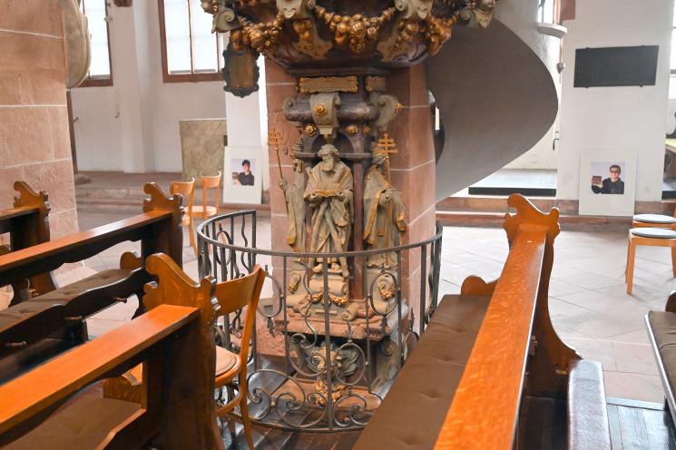 Johannes (Hans) Juncker (1602–1621), Kanzel, Aschaffenburg, Stiftskirche St. Peter und Alexander, 1602, Bild 4/4