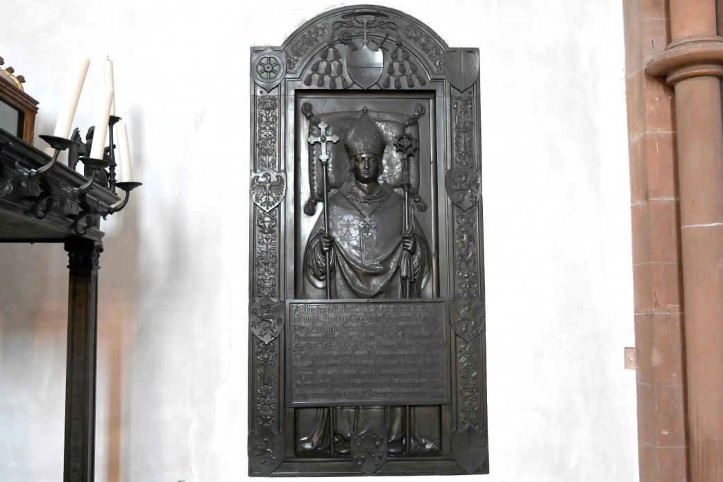 Peter Vischer der Ältere
 (1486–1525), Epitaph des Kardinals Albrecht von Brandenburg, Halle (Saale), Dom zu Halle, jetzt Aschaffenburg, Stiftskirche St. Peter und Alexander, 1525