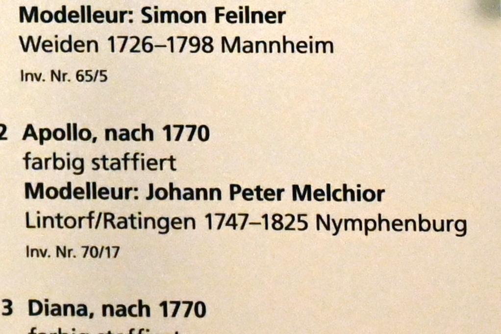Johann Peter Melchior (1751–1790), Apollo, Mainz, Landesmuseum, Mainzer Barock, nach 1770, Bild 2/2