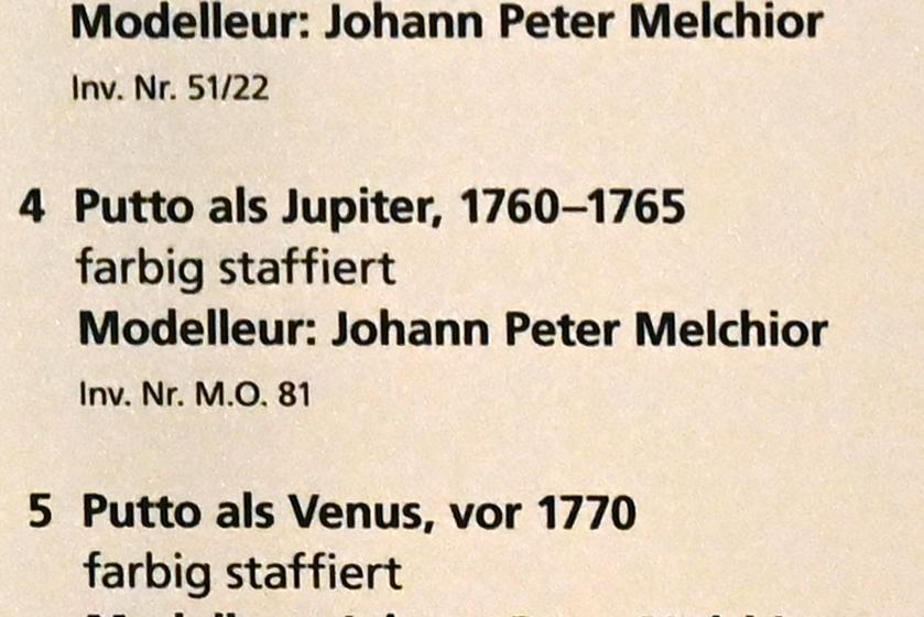 Johann Peter Melchior (1751–1790), Putto als Jupiter, Mainz, Landesmuseum, Mainzer Barock, 1760–1765, Bild 2/2